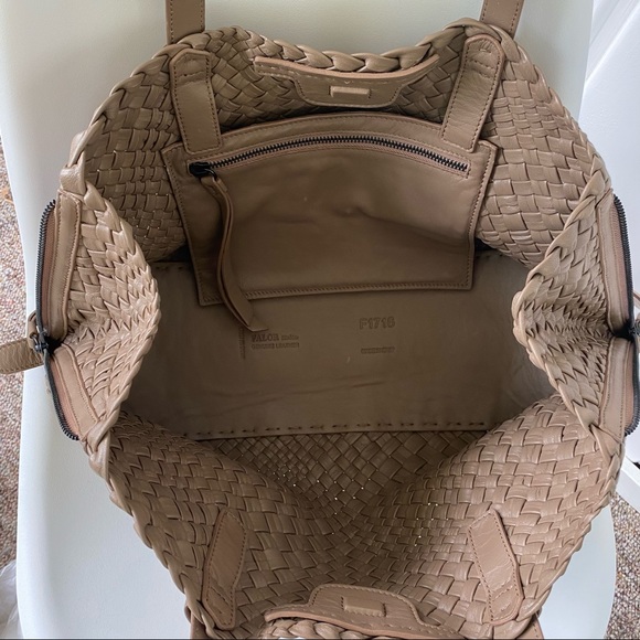 FALOR Italian Handmade Woven Leather Purse - Picture 5 of 13